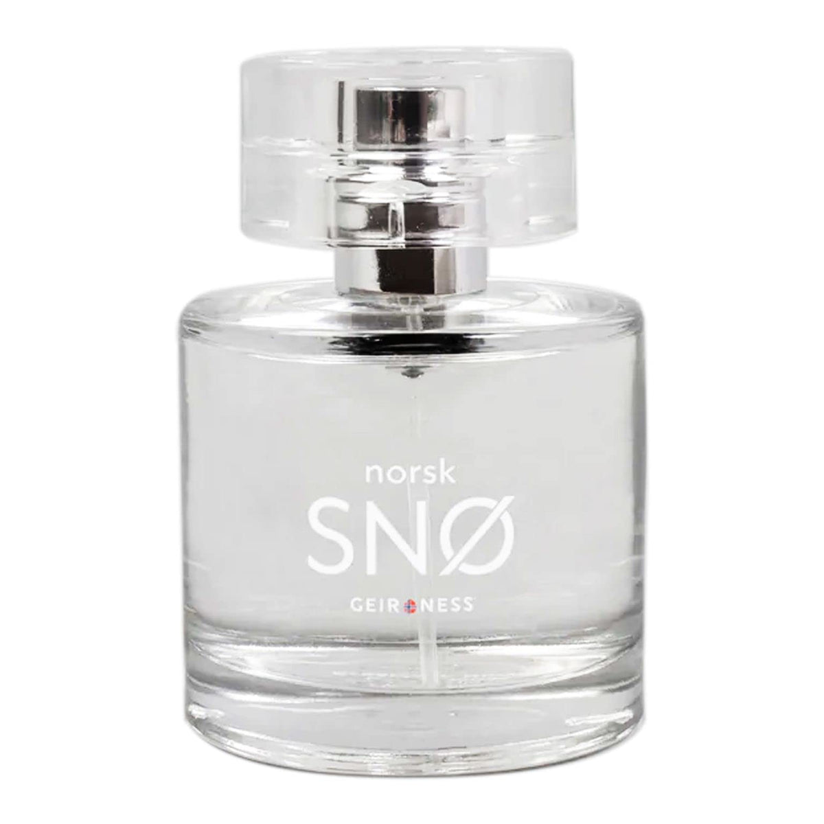 Geir Ness Norsk Snø EDP bottle in display for unisex wear