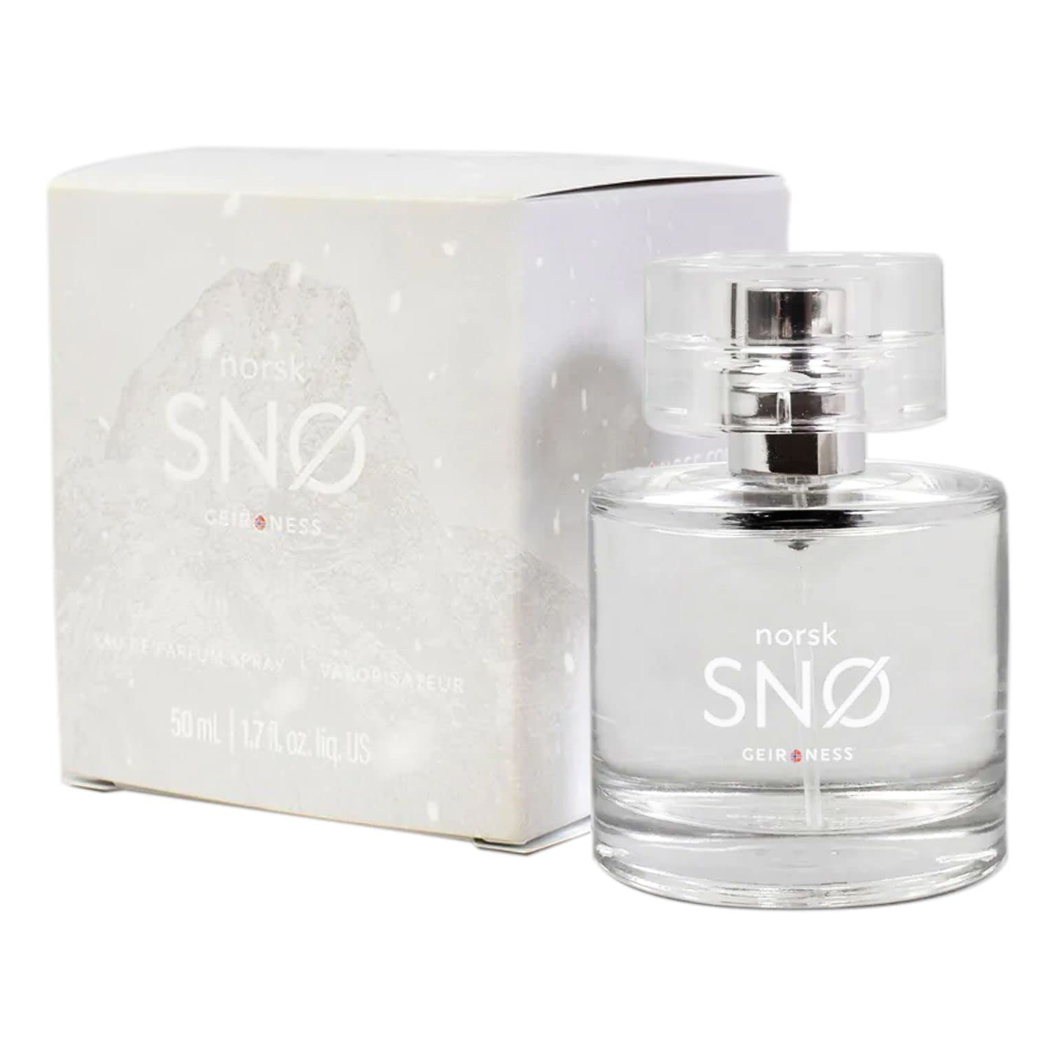 Geir Ness Norsk Snø sprayed on wrist for unisex appeal
