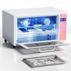 Geisofu UV Nail Cleaner front view showing compact 6L cabinet for efficient tool cleaning