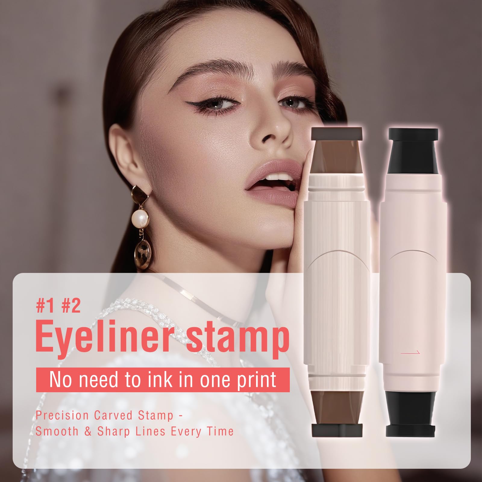 Gel Eyeliner Set double-ended offers versatile precision.