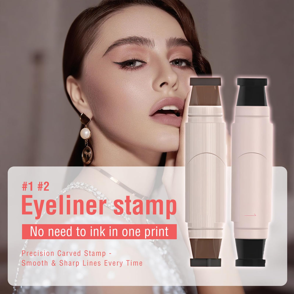 Gel Eyeliner Set double-ended offers versatile precision.