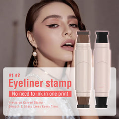 Gel Eyeliner Set double-ended offers versatile precision.