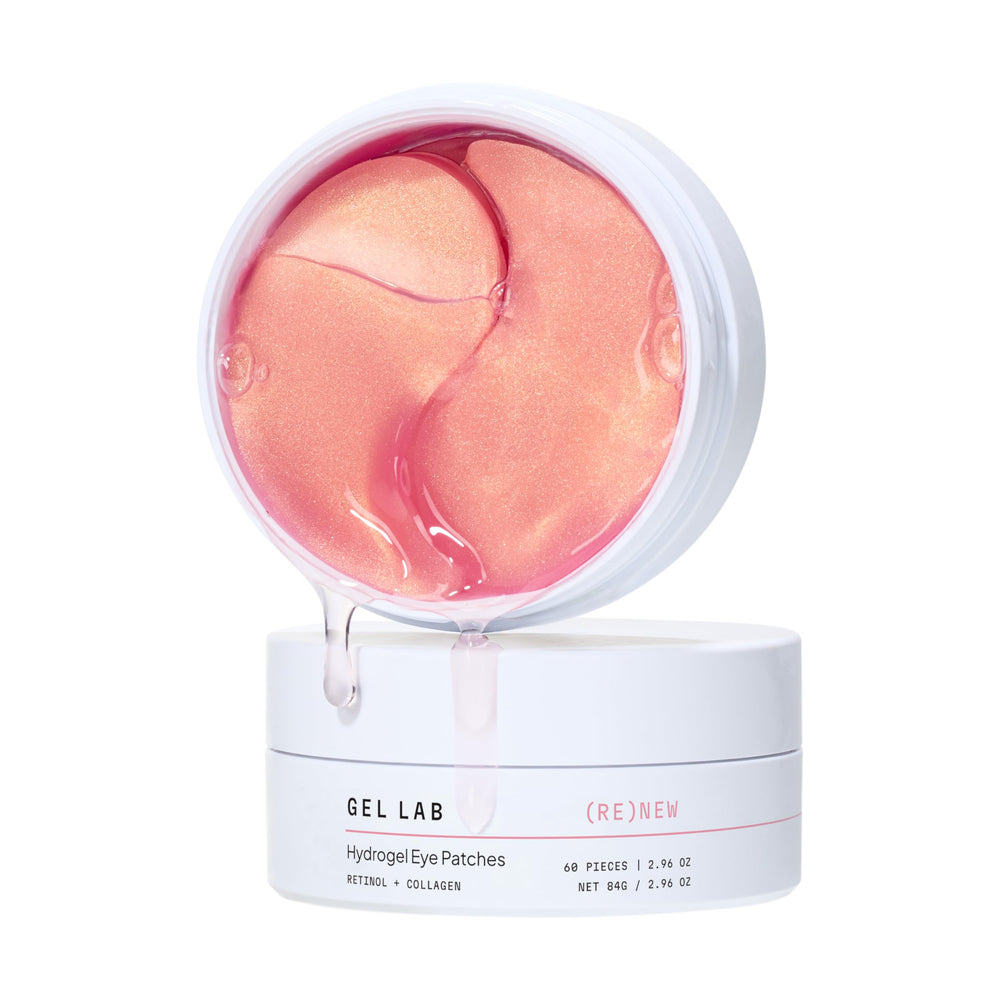 Gel Lab Renew retinol under-eye patches packaging ready for daily use