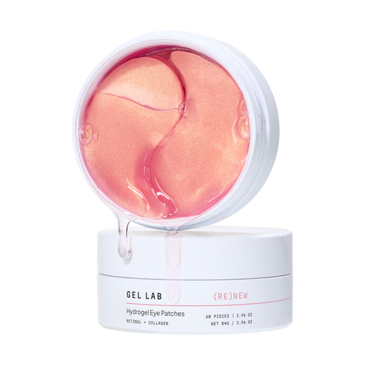 Gel Lab Renew retinol under-eye patches packaging ready for daily use
