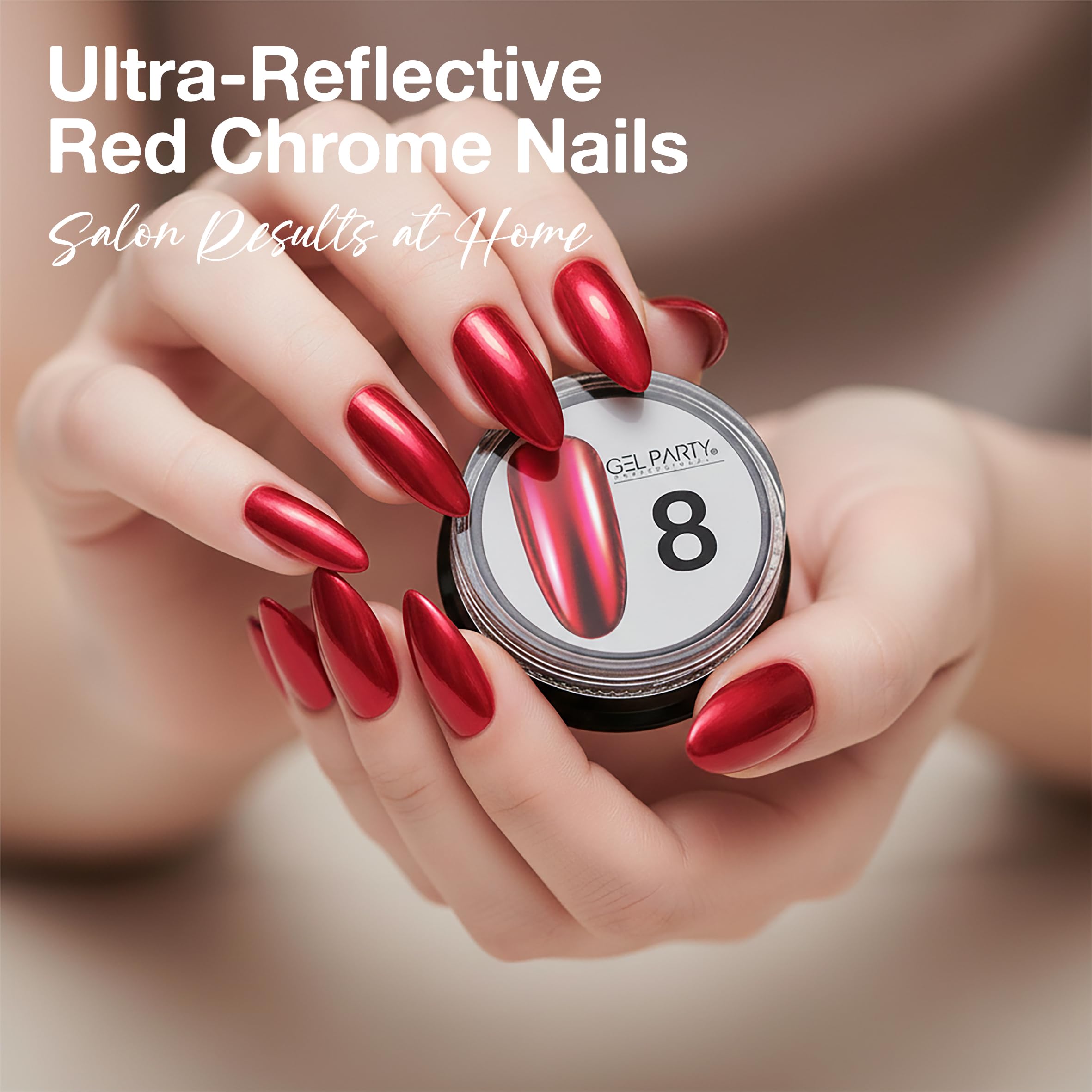 GEL PARTY easy-diy nail-art kit with sponge applicators for at-home manicure.