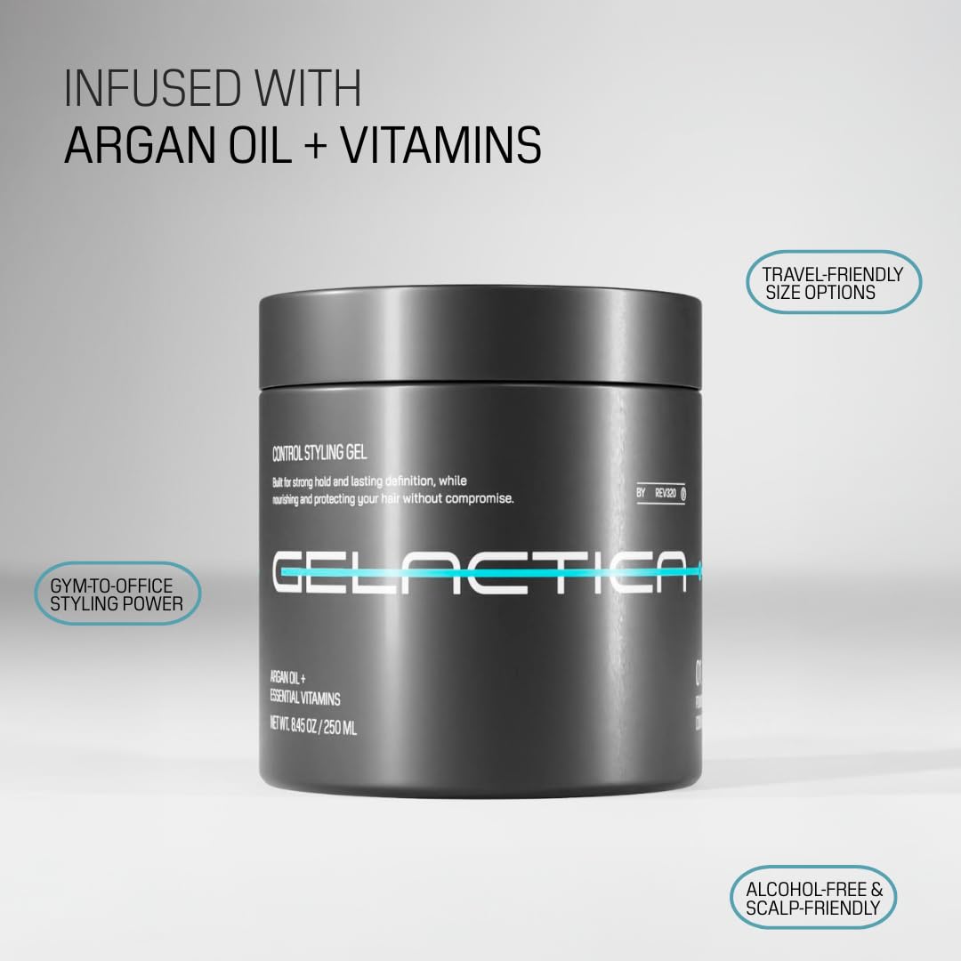 Gelactica Max Control Arctic scent for all-day grooming confidence.