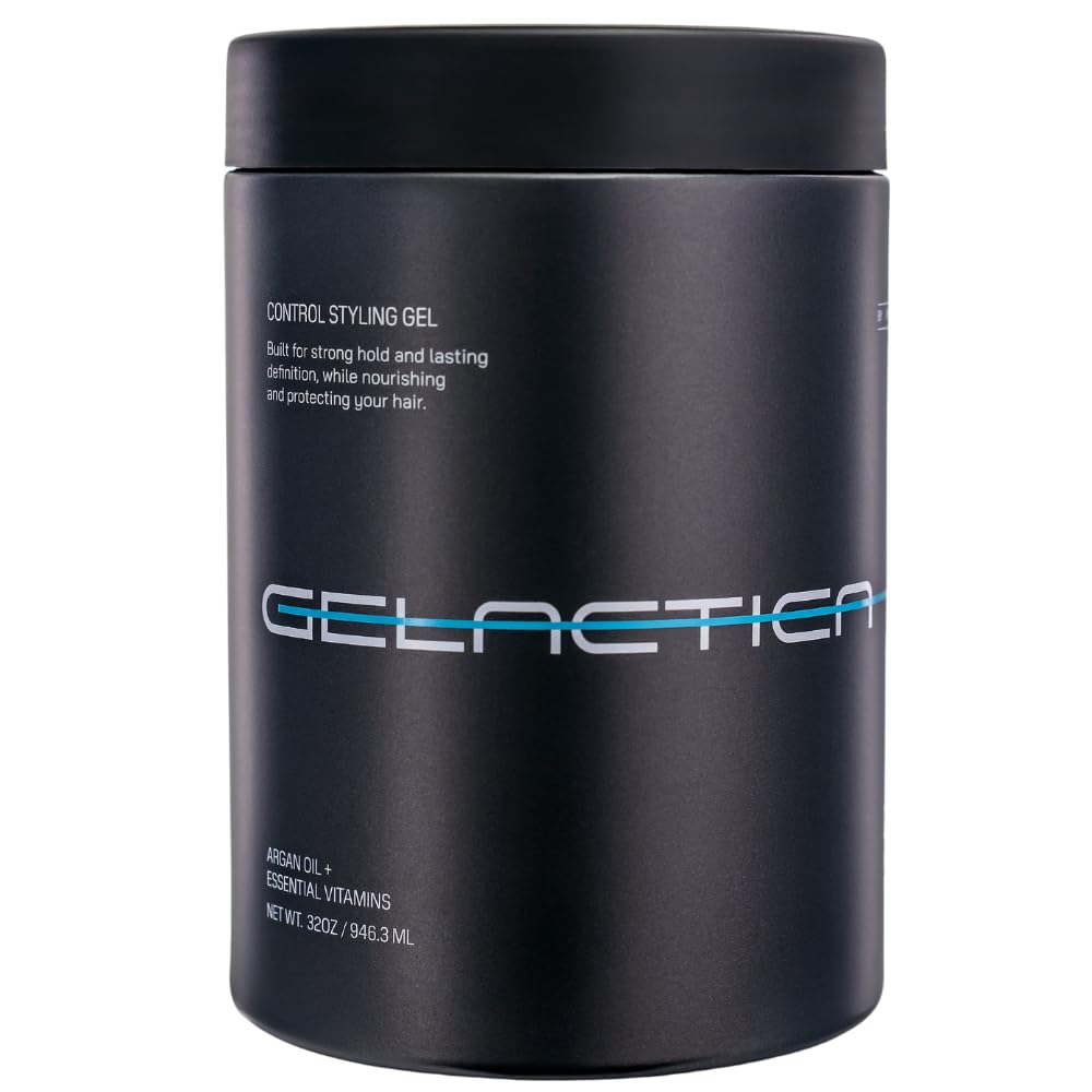 Gelactica Max Control bottle pour for easy dispensing during styling.