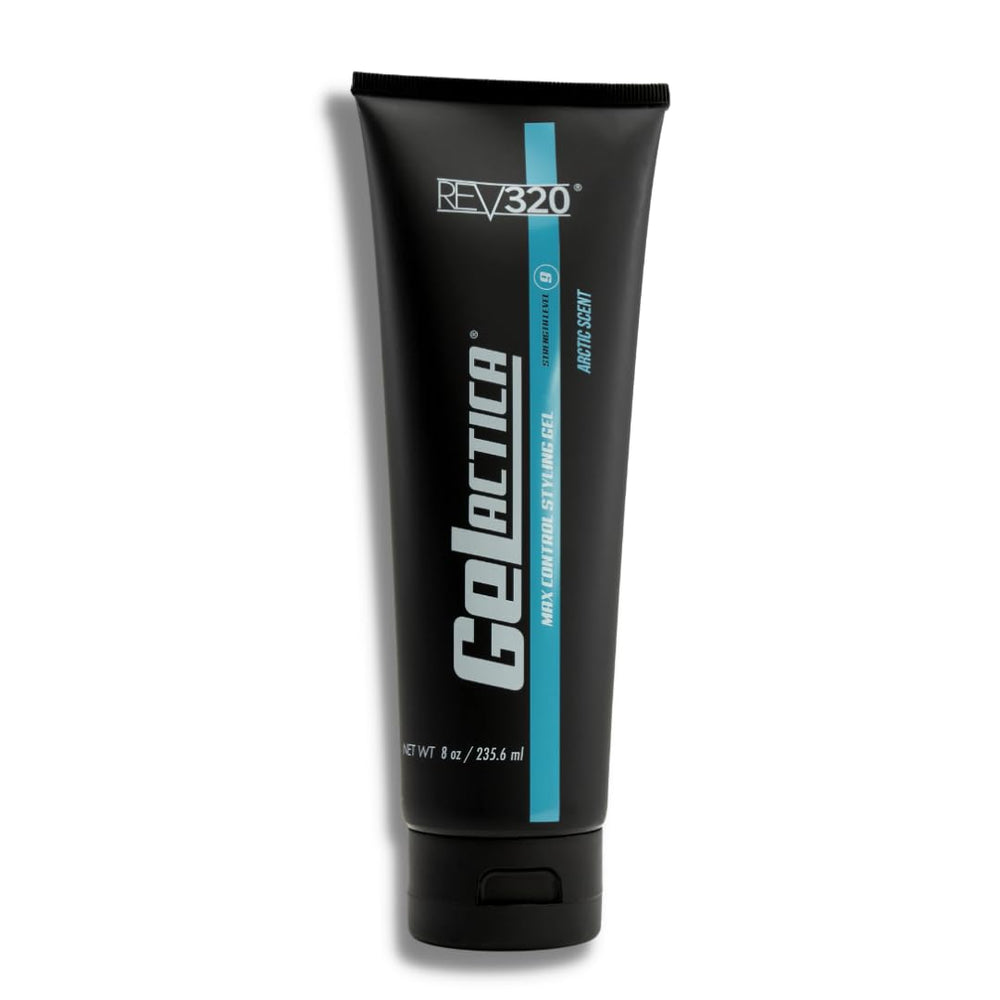 Gelactica Max Control bottle pour shows easy dispensing for quick styling.