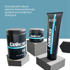 Gelactica Max Control water-based formula rinses out easily.