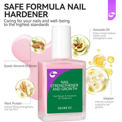 gelike ec home manicure setup with Milky Pink bottle on a desk