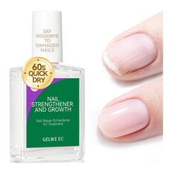 Gelike EC Nail Strengthener bottle showing 6-in-1 formula for stronger nails.