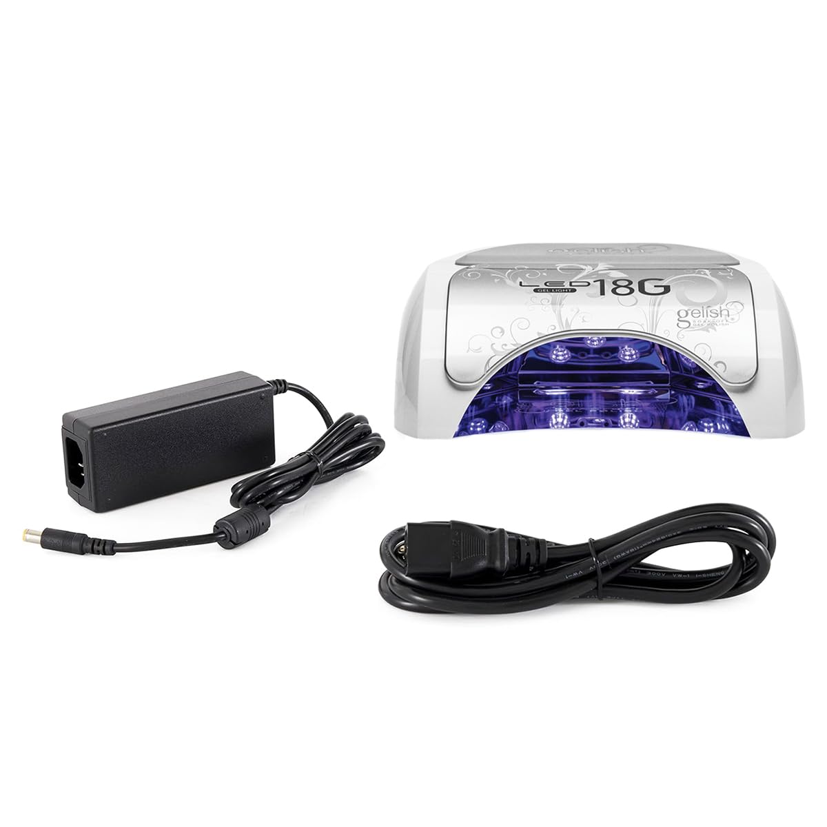 Gelish 18G Classic LED Light side view highlights slim profile and portability.
