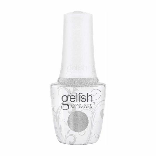 Gelish Fashion Above All Disney Villains Silver Metallic bottle for quick LED cure and smooth application