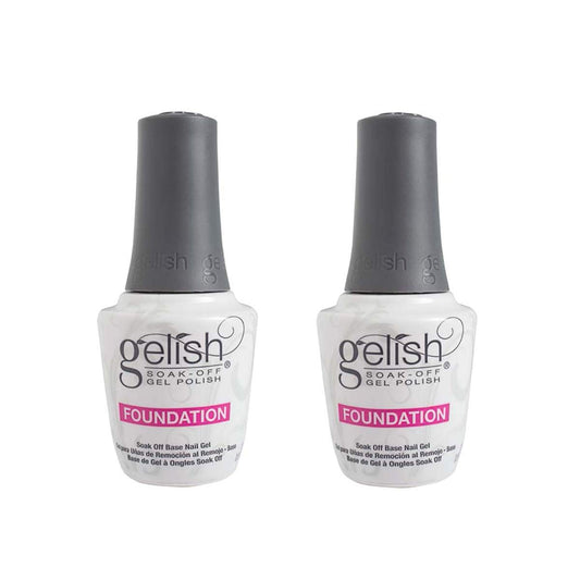Gelish Harmony bottle-front view, a premium base coat for smooth application and durable results.