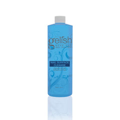 Gelish Nail Surface Cleanse bottle removes tacky residue for a pristine finish.