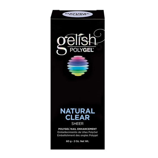 Gelish PolyGel Brand color palette spread showcases range for flawless sculpting.
