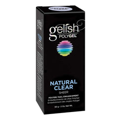Gelish PolyGel Brand application on a nail demonstrates stable pressure for a flawless finish.