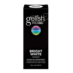 Gelish PolyGel Brand sculpting session with brush and slip solution for precise shapes.