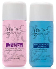 Gelish remover bottle 120 mL front view for easy handling