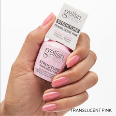 Gelish Structure Gel soak-off removal enables gentle cleanup on natural nails.