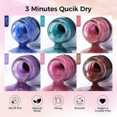 GELLAKTIK polish lasts up to 30 days with chip-resistant wear