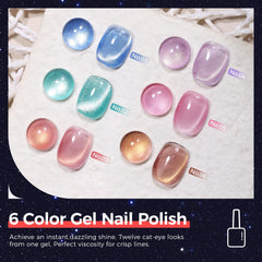 GELLAKTIK 5-in-1 base-color-top formula in one bottle for quick DIY nails