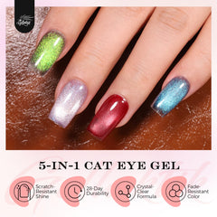 GELLAKTIK magnets create razor-sharp lines with deep color payoff.
