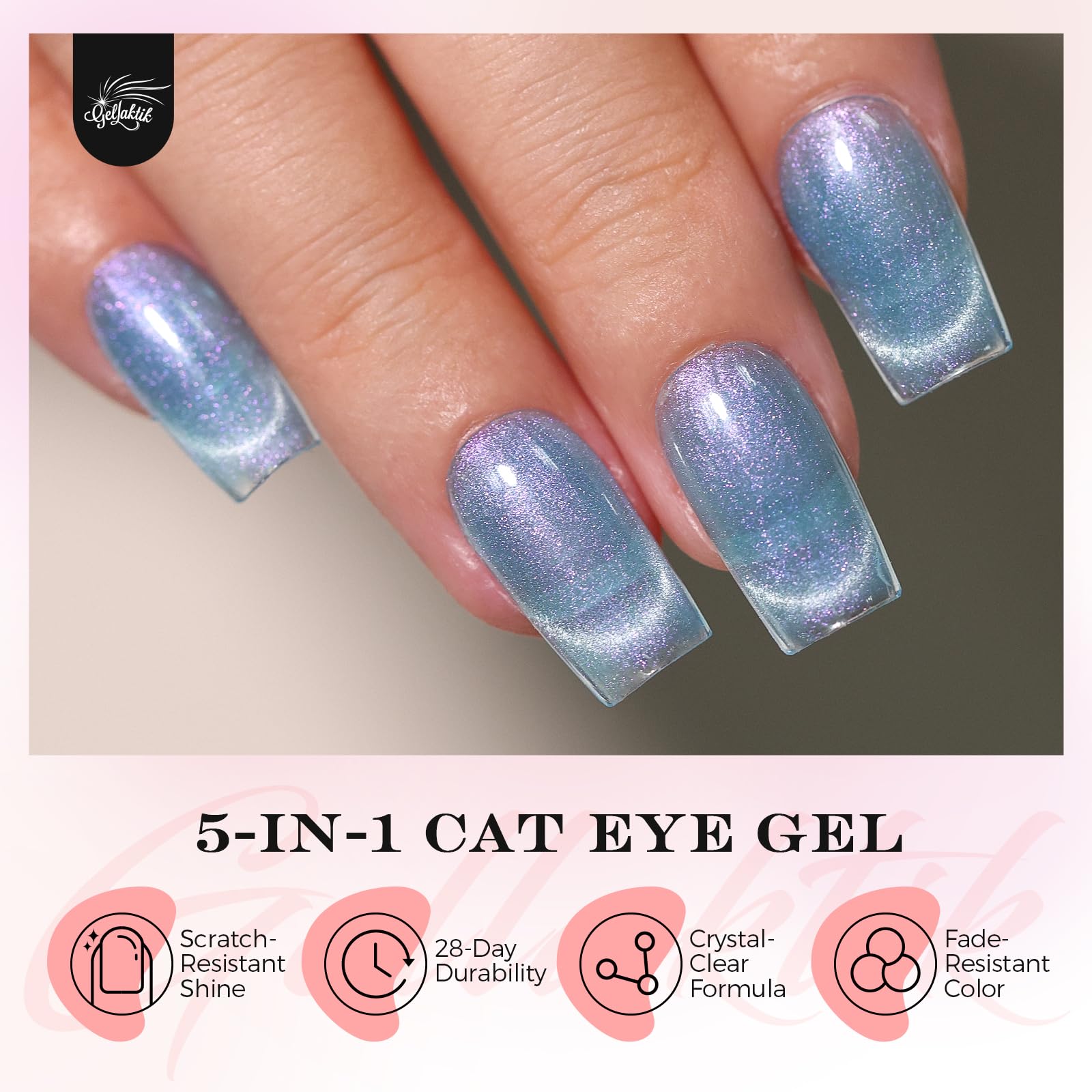 GELLAKTIK complete kit box with six gels and six magnets