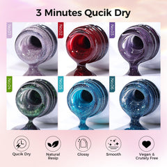 GELLAKTIK vegan, low-odor formula supports comfortable at-home nail art.