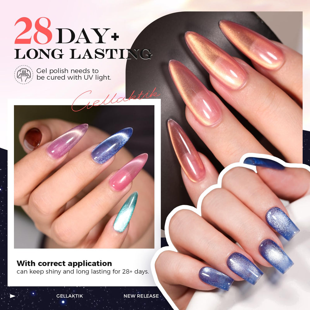 GELLAKTIK quick-curing formula supports fast home manicures