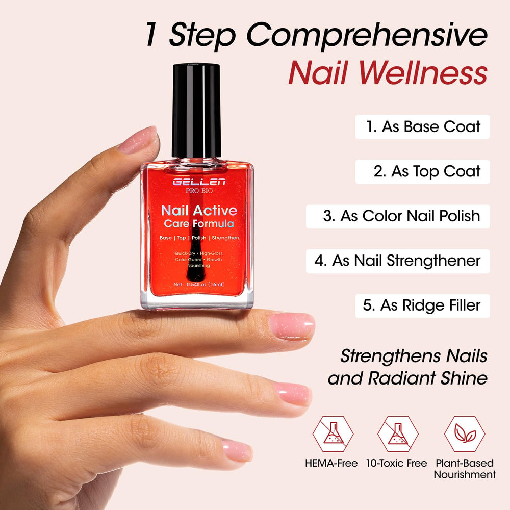 GELLEN Active Glow brush applying the sheer rose tint for instant shine.