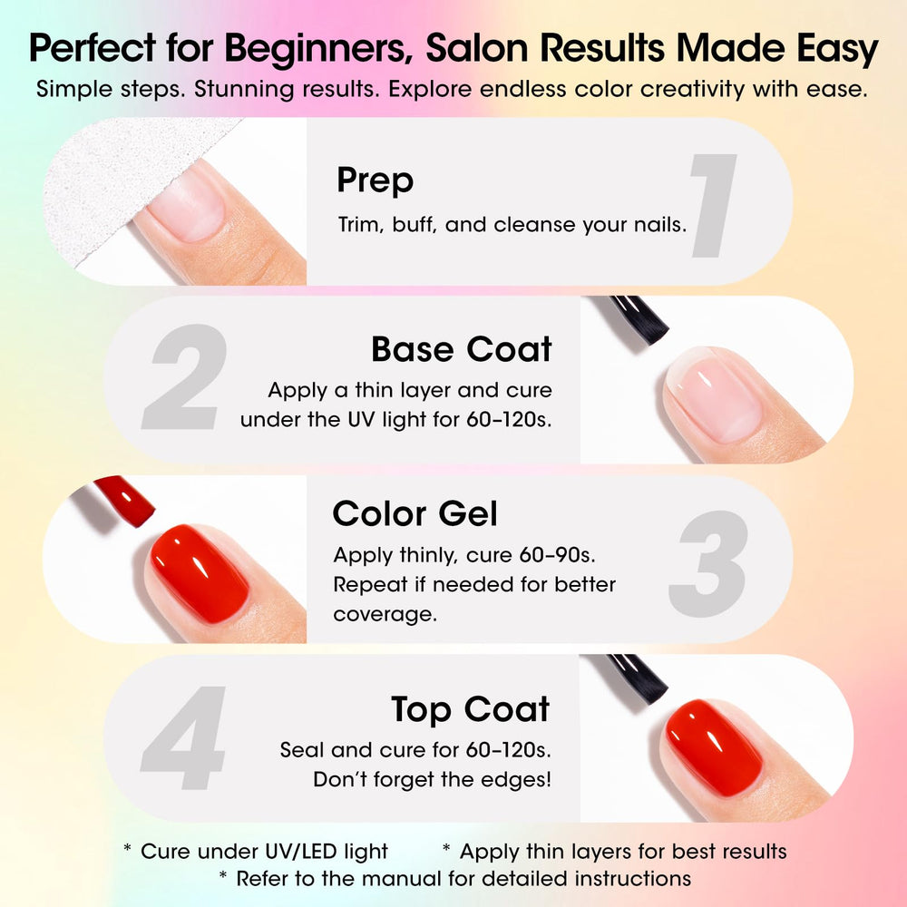 GELLEN nail kit ideal gift for women and girls.