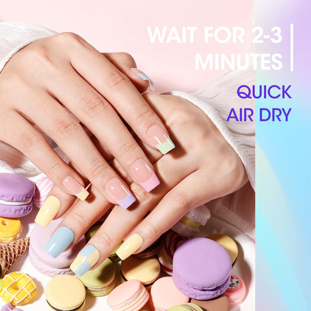 GELLEN step-by-step application visuals showing easy layered coats.
