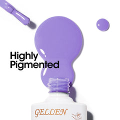 GELLEN blooming-rose hue provides a glossy finish with lasting color.
