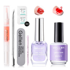 Gellen Gel Remover Pro Kit main view showing a complete at-home removal solution