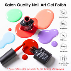 GELLEN glossy top coat delivers mirror-like shine