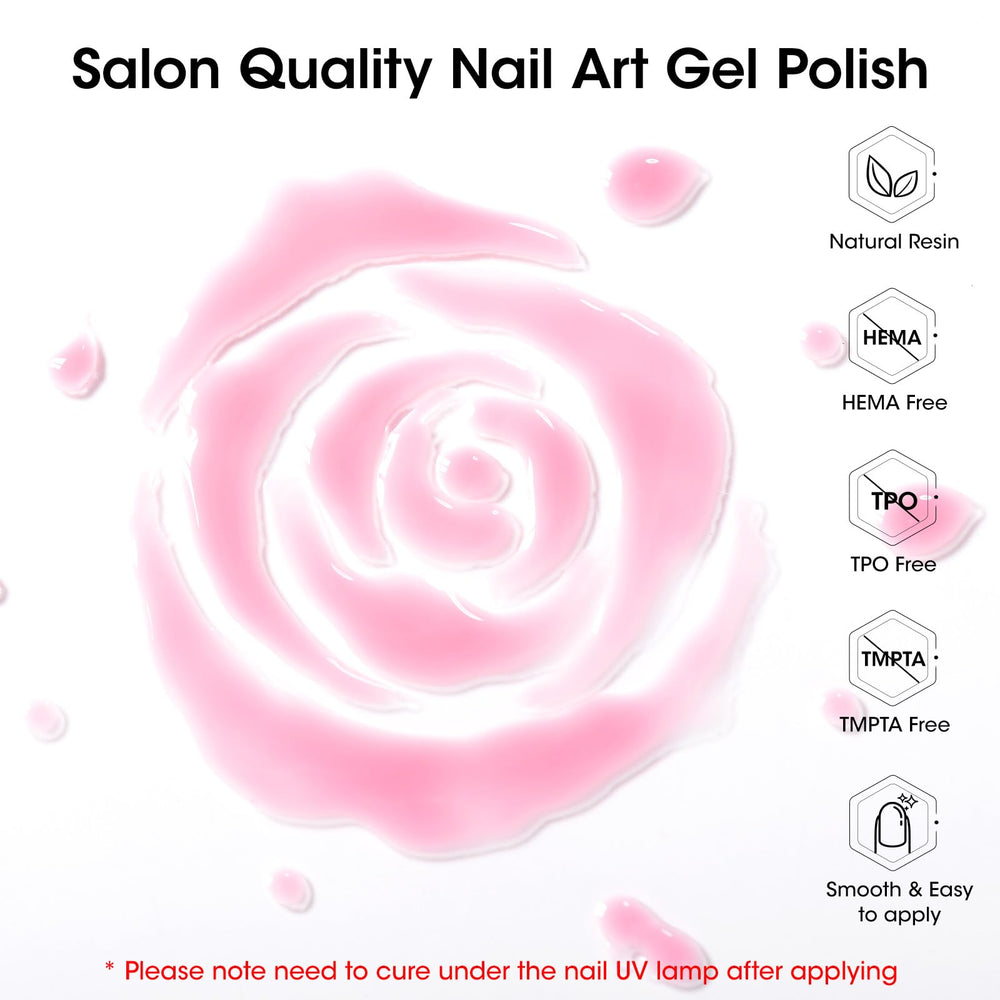 GELLEN Glossy Top Coat delivers high shine and durability.