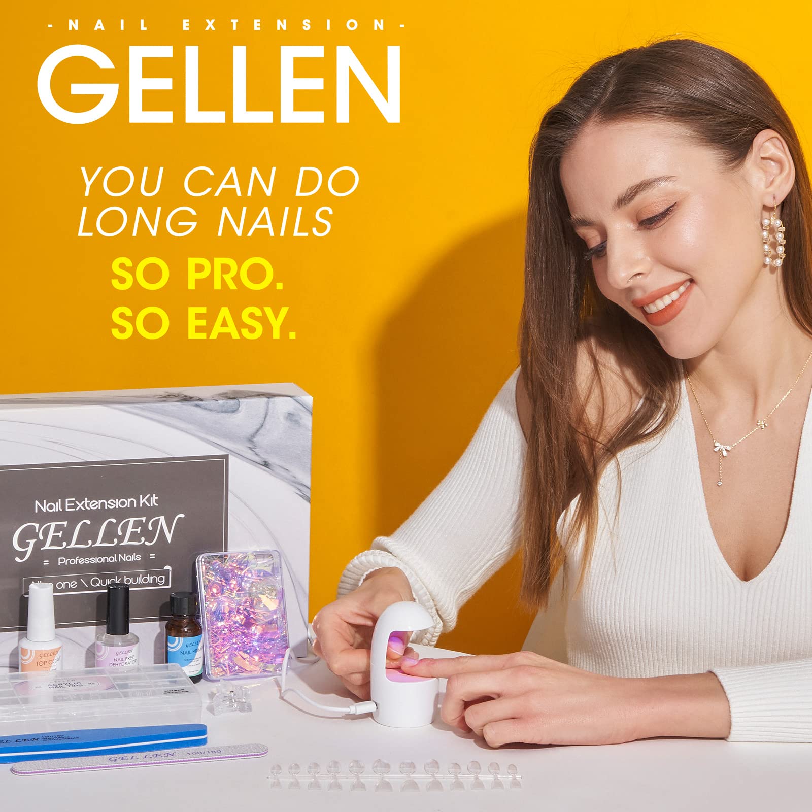 Gellen included nail art tools boost DIY manicure creativity.
