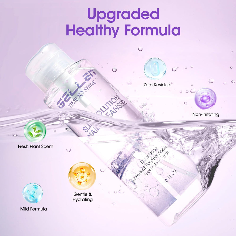 GELLEN nail cleanser for brush and tool cleanliness.