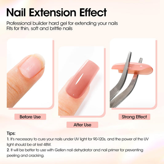 GELLEN 20 nail forms ready for precise overlays and sculpting