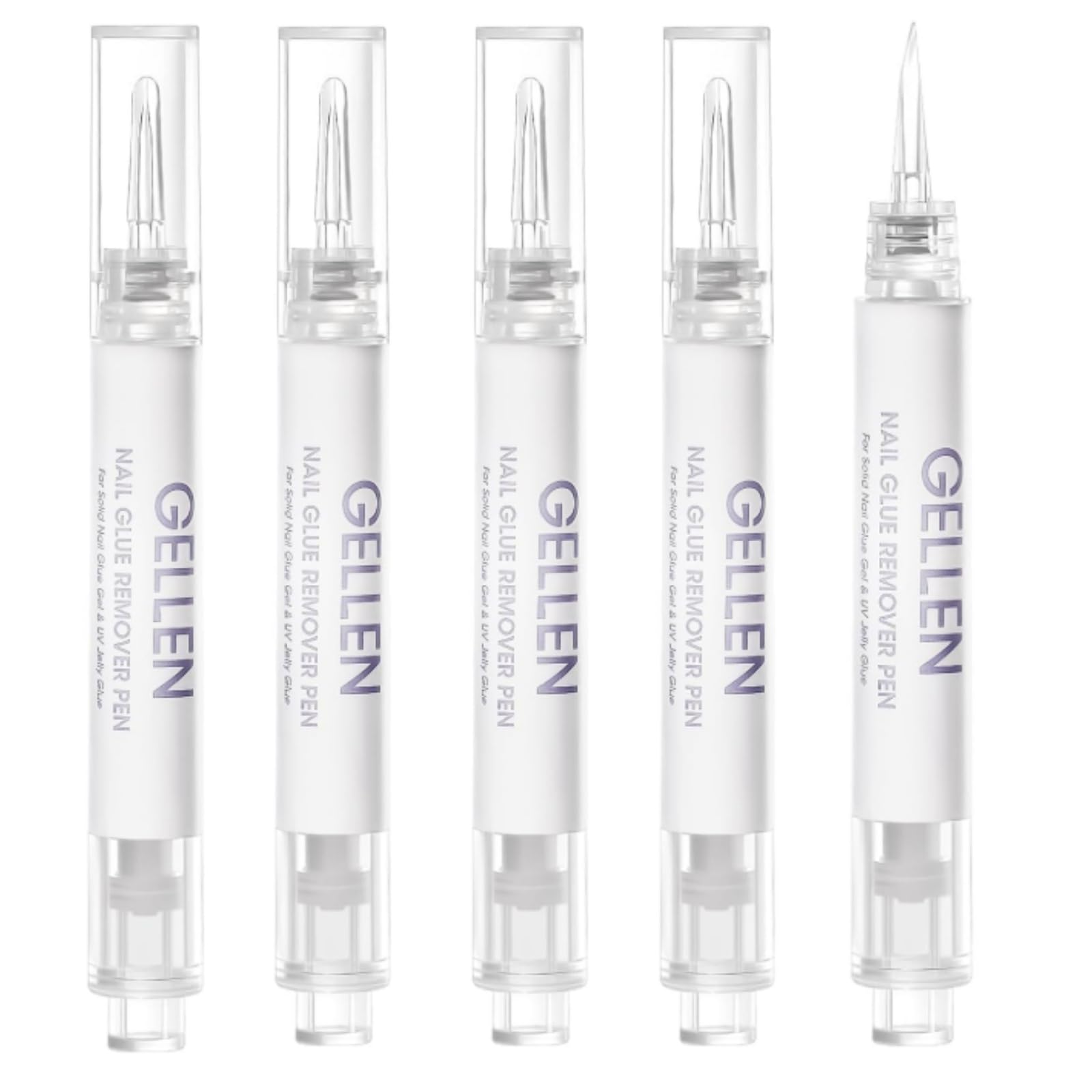 Gellen Nail Glue Remover Pen with precision nozzle for controlled, quick removal.