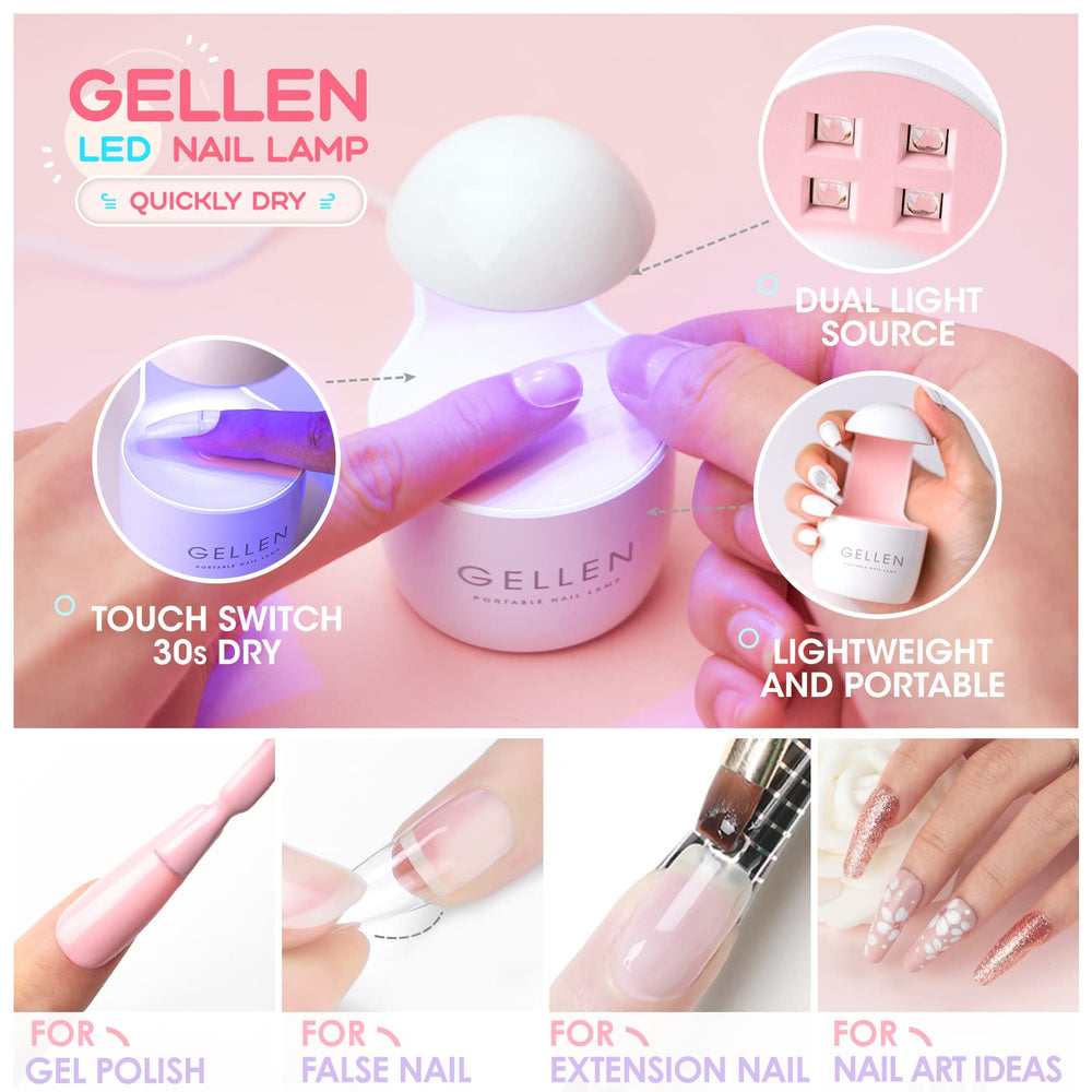 Gellen nail primer and dehydrator improve adhesion and long-lasting wear.