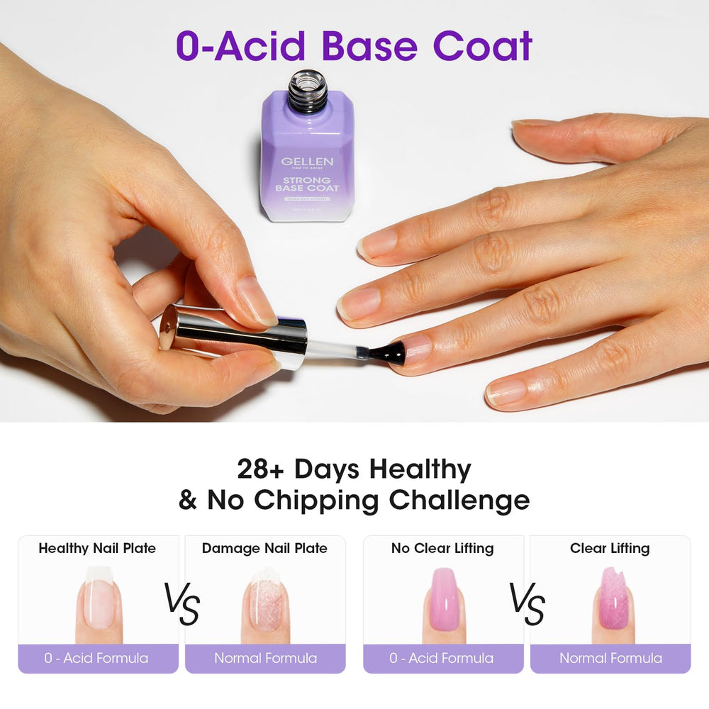 GELLEN nails with matte finish for premium look and longevity