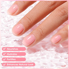 GELLEN PRO BIO nails with a glossy finish