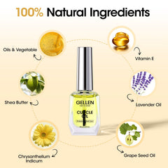 GELLEN Short Bristled Brush enables precise nail prep.