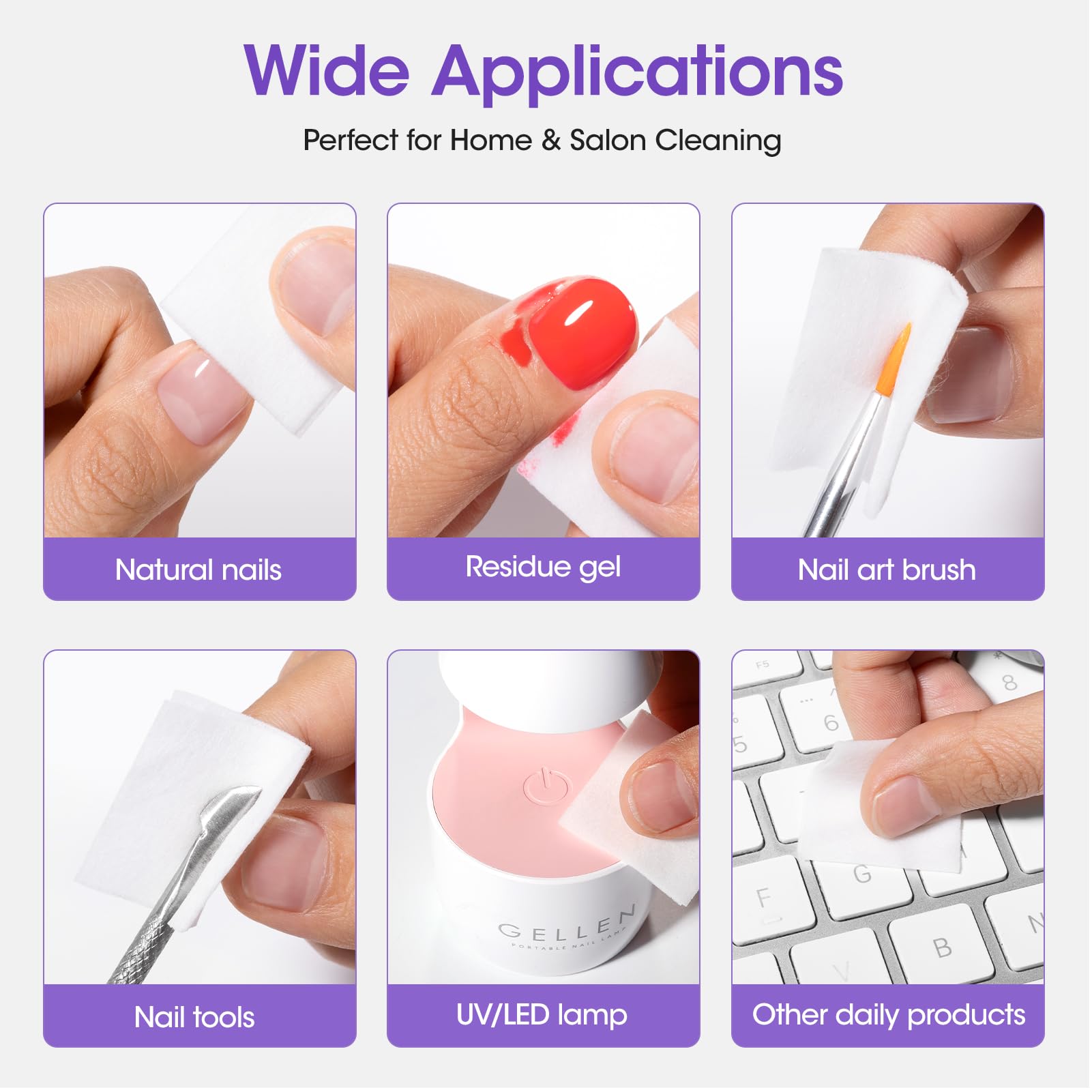 GELLEN plant-derived scent for a pleasant manicure experience.