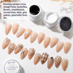 Acrylic sticks included for easy pattern drawing.