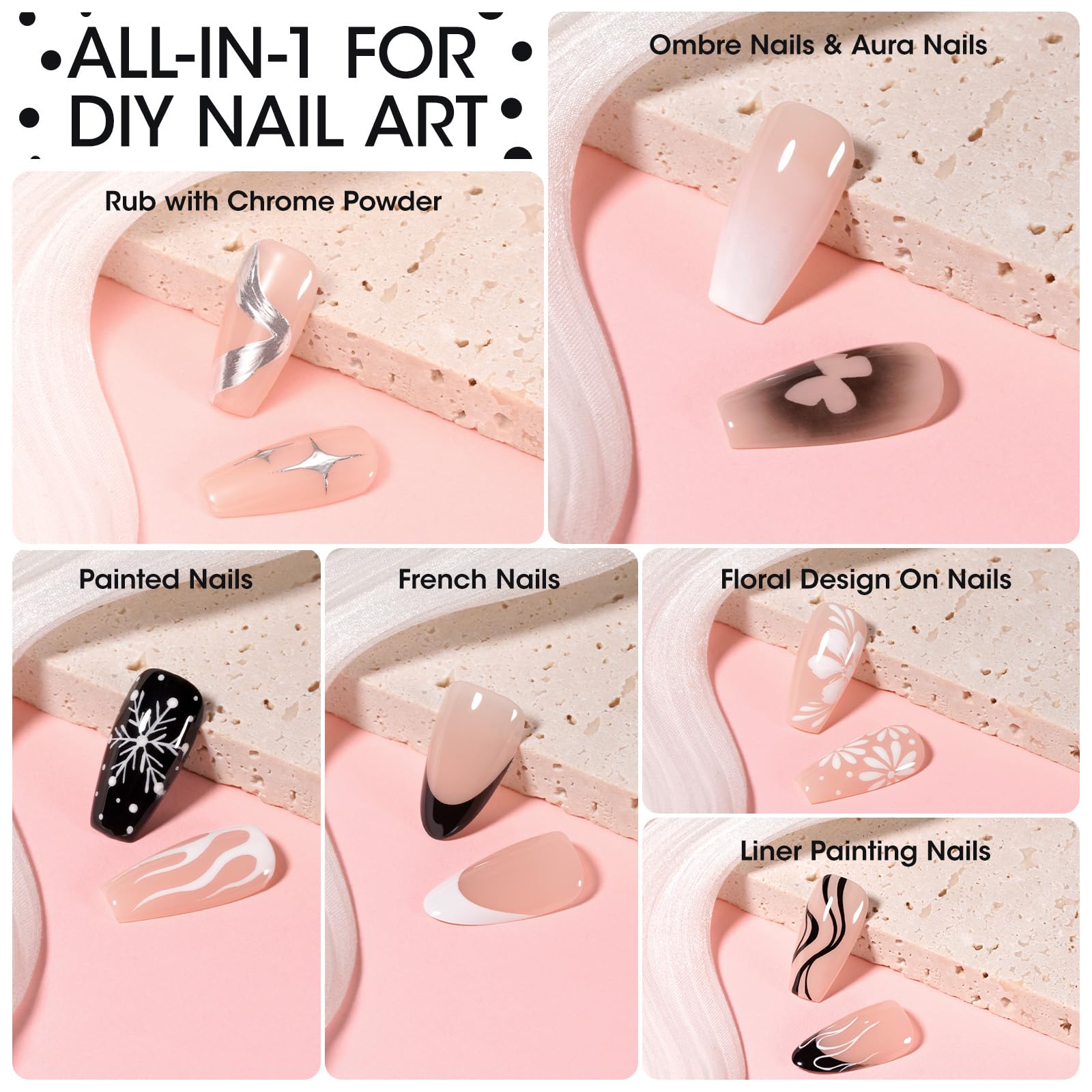 GELLEN liner and striping gel for versatile nail art