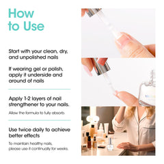 Nighttime application of GELLEN Unscent Nail Strengthener