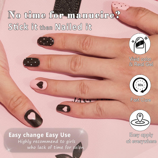 GelMala semi-cured gel kit includes tools for at-home manicures